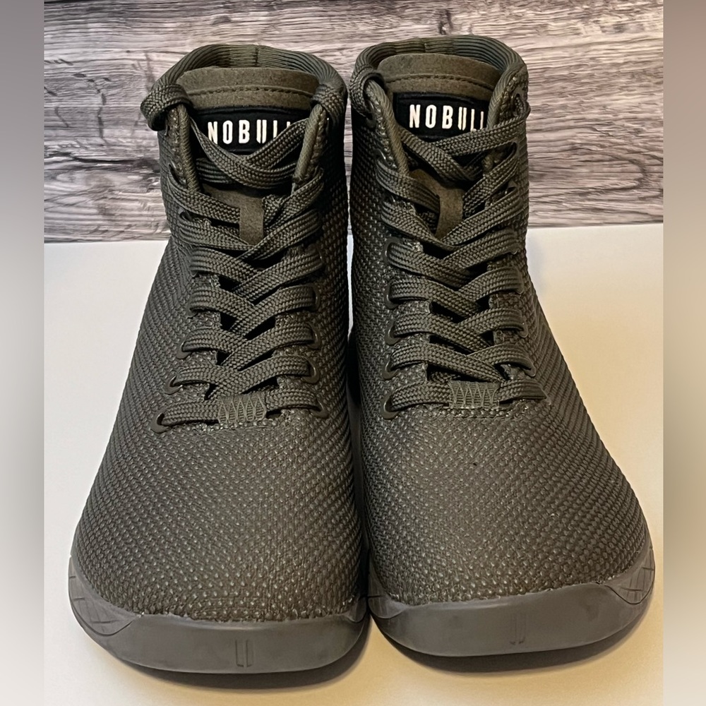 No Bull army green high tops